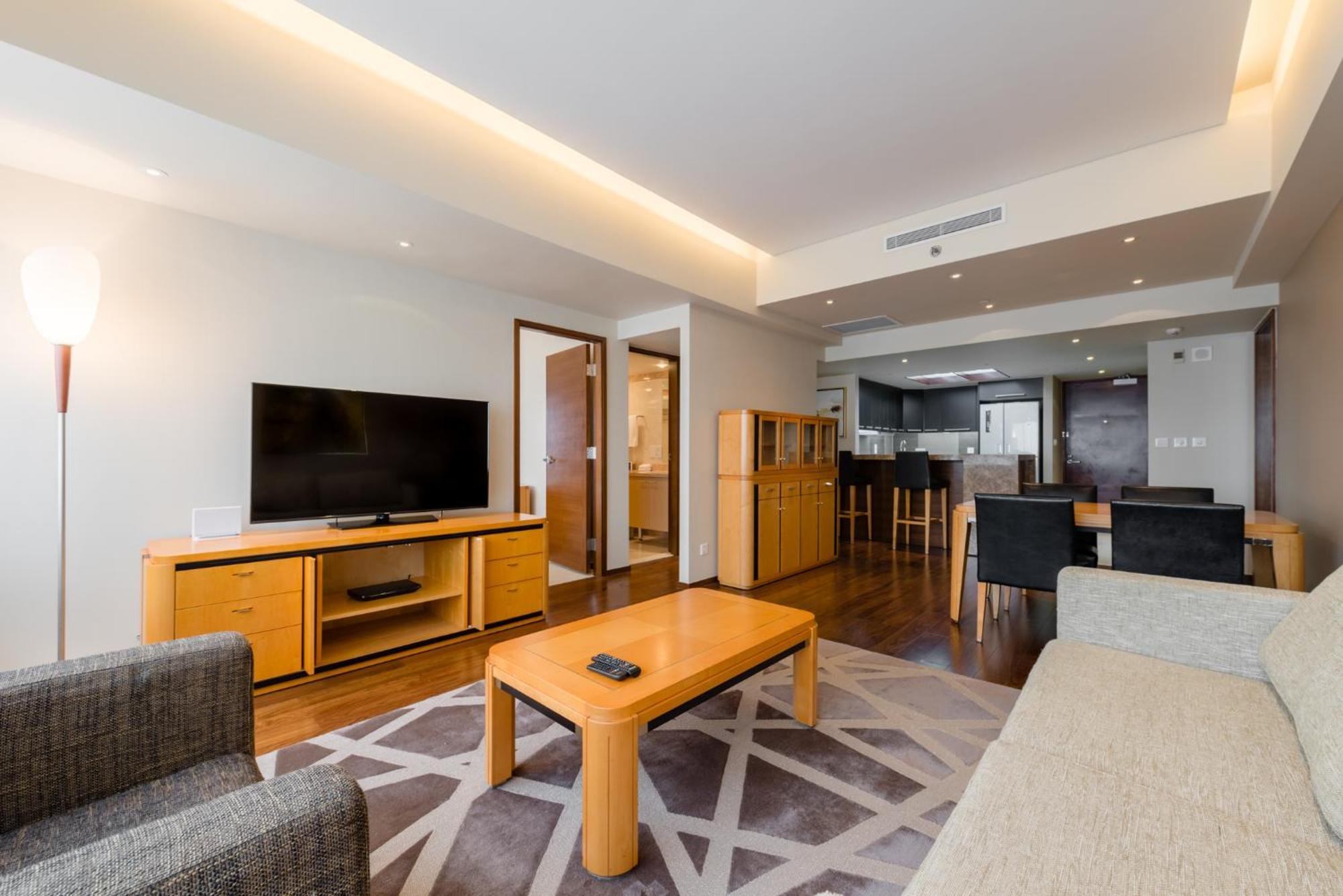 Shanghai Centre Serviced Apartment Exterior foto