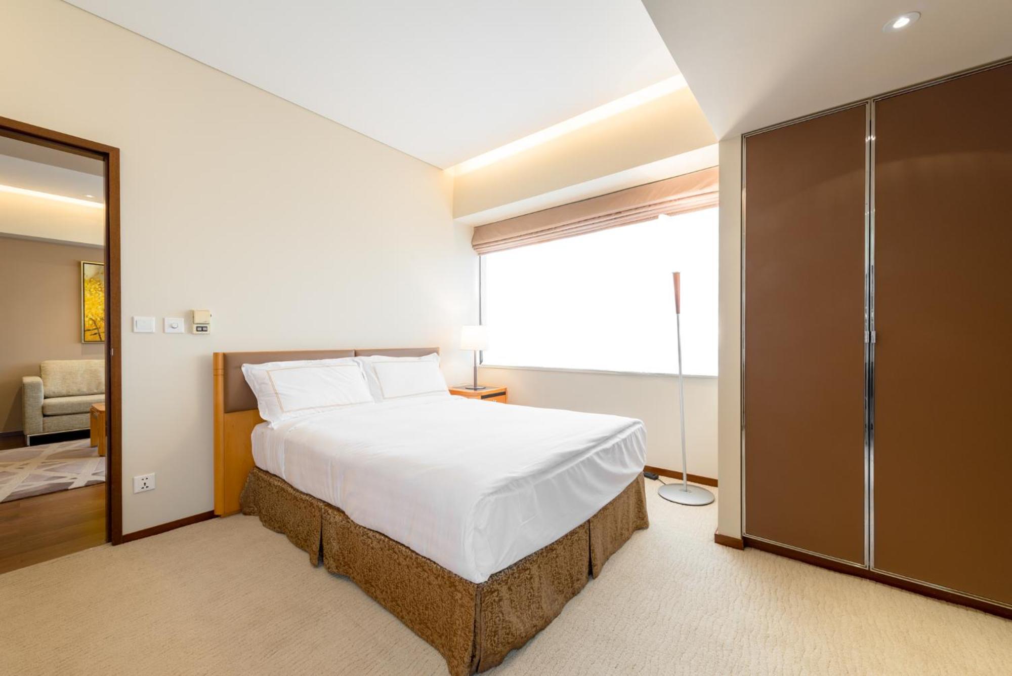 Shanghai Centre Serviced Apartment Exterior foto
