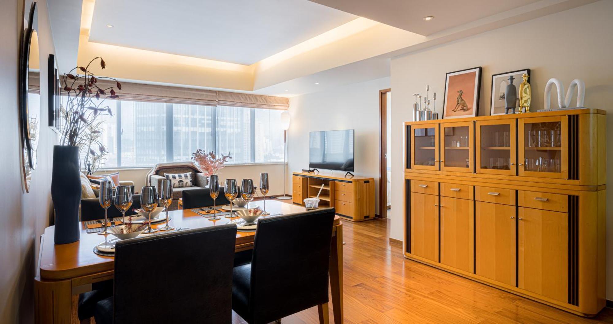 Shanghai Centre Serviced Apartment Exterior foto