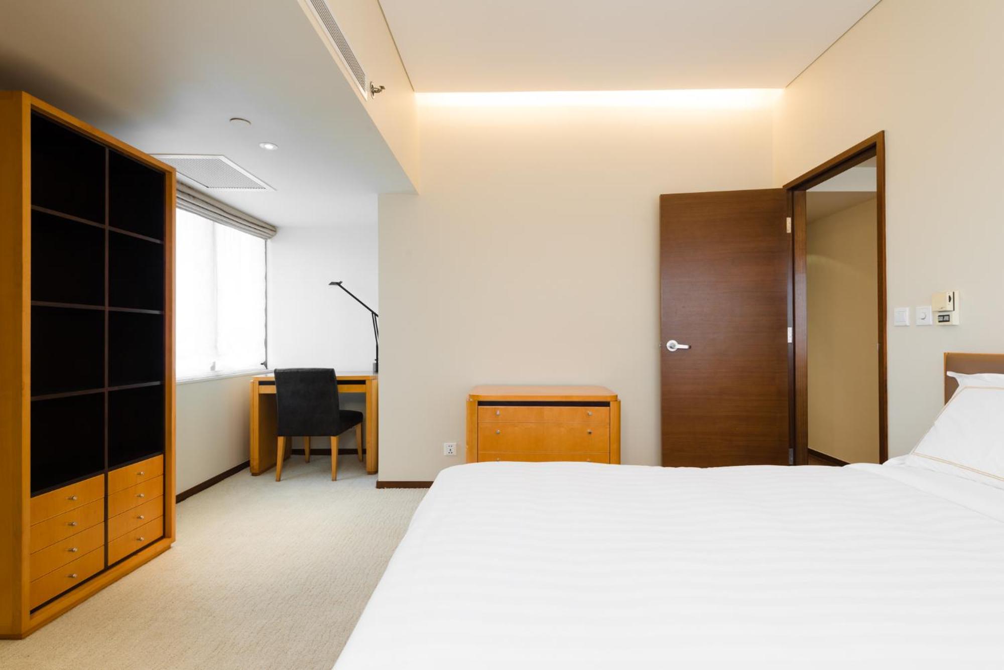 Shanghai Centre Serviced Apartment Exterior foto